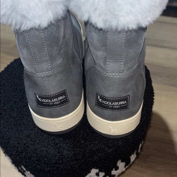 Koolaburra by UGG Gray Tynlee Waterproof Faux Fur Trim Boot 7 - Picture 5 of 8